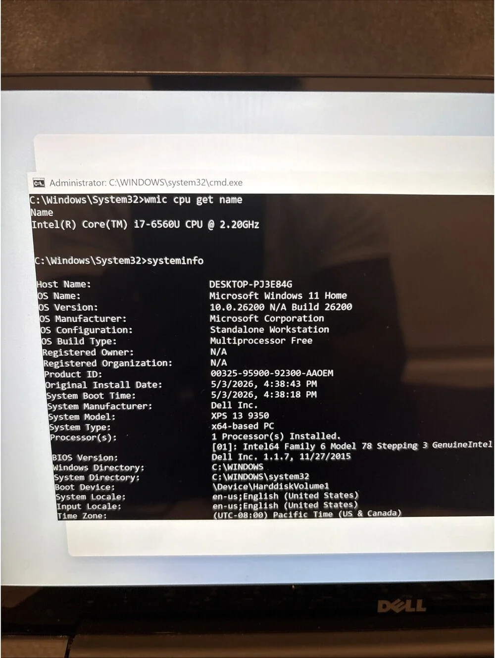 Dell XPS 13 9350 13.3
